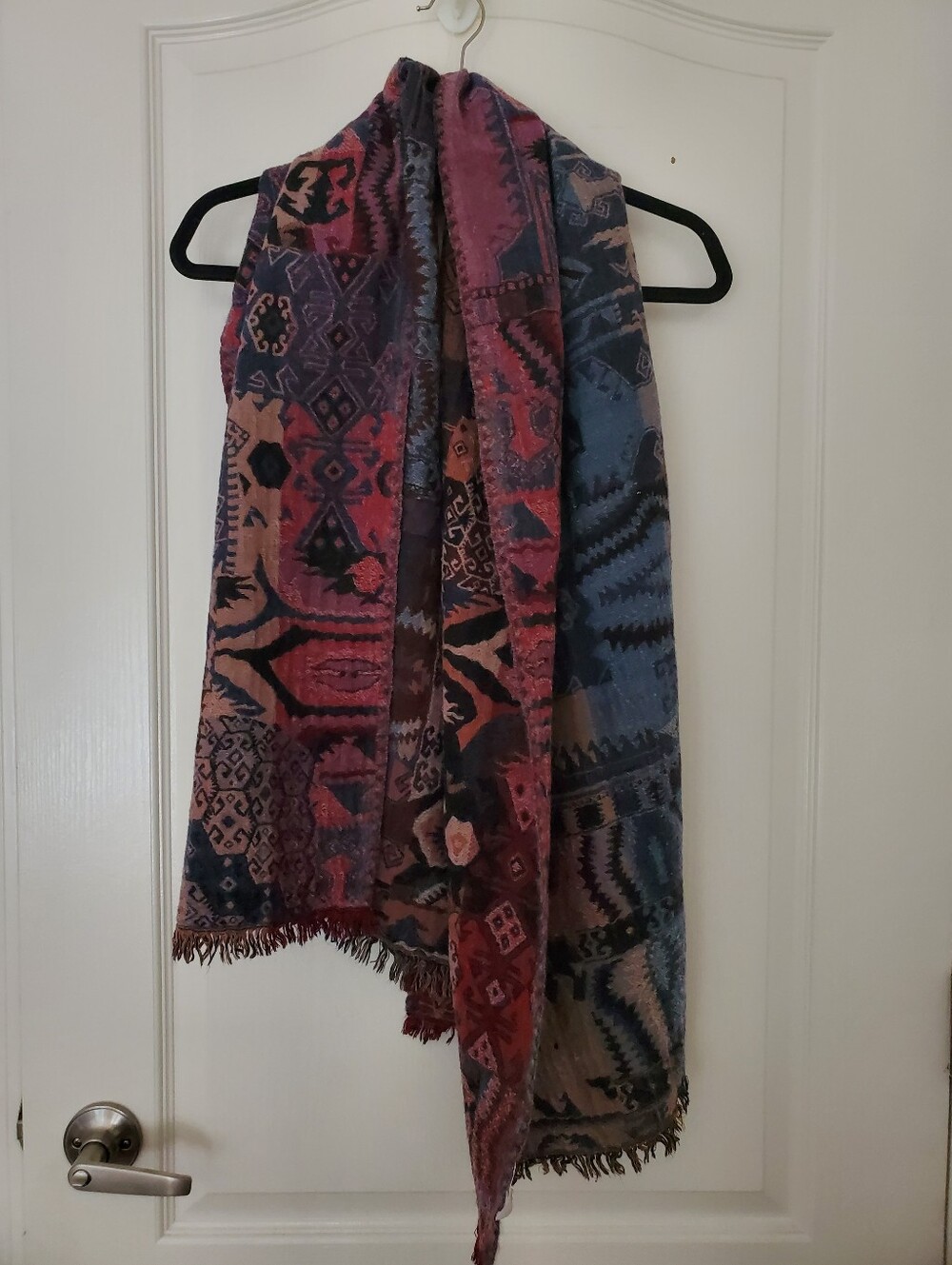 Wilfred Wool Blend Tapestry Scarf
